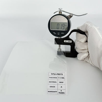 7.5mil Anti Scratch Self Healing TPU PPF Film for Car Paint Protection