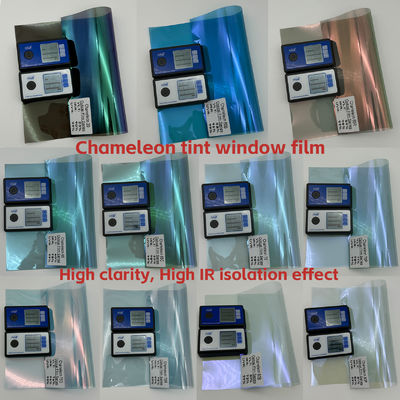 NASDIO 80% Rose Red Chameleon Window Film Stylish Eco Friendly Versatility