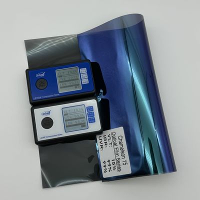 15% VLT Violet Blue Green High Clarity Chameleon Window Film for Car Glass UV and IR Rejection