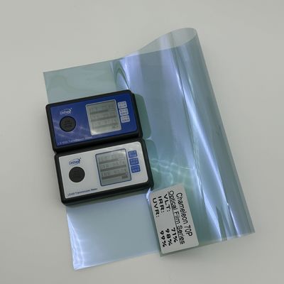 UV Rejection Chameleon Window Film 70%VLT Customized High Heat Rejection