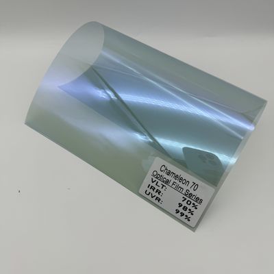 PET Material Car Window Tint Film Eco Friendly Rainbow Auto Tint 2 mil Thickness