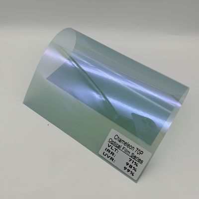 70% VLT Chameleon Window Film with 99% UV Rejection and High Heat Rejection for Car Glass