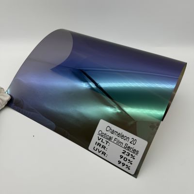 23% VLT Chameleon Window Film with High Heat Insulation and 1.52*30m/roll Size for Car Glass Privacy Protection