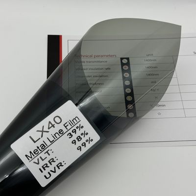 LX40 2HD Metal Line Film 39% VLT 98% IRR 8-Year Warranty