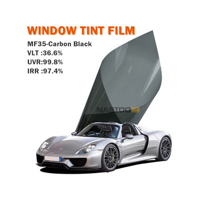 NASIDO MF35 2HD Car Windshield Sun Film black Nano Ceramic Heat Rejection privacy window film Car Solar Window Tint Film