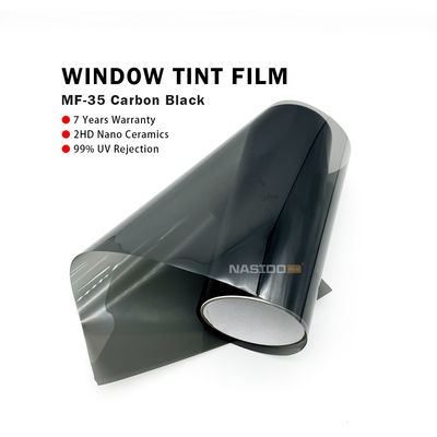 NASIDO MF35 2HD Car Windshield Sun Film black Nano Ceramic Heat Rejection privacy window film Car Solar Window Tint Film