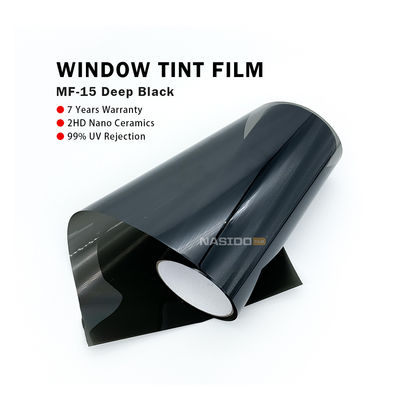 NASIDO MF15 Nano Ceramic Film with 97% IRR and 99.8% UVR for Car Window Solar Film with 7 Year Warranty