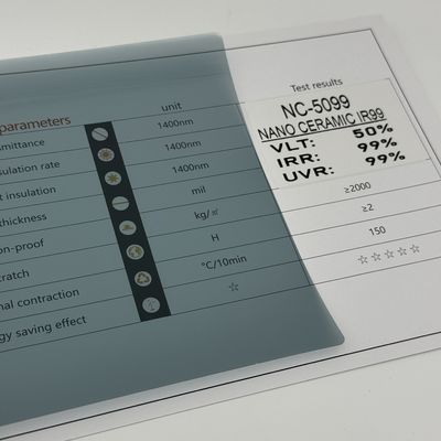 VLT50% Car Windshield Tint Film Easy Installation UV Proof NC-5099