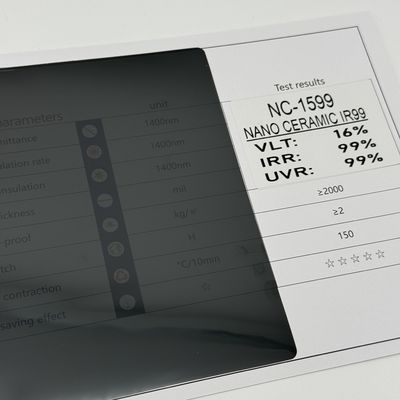 Recyclable Window Solar Film IRR99% Nano Ceramic Eco Friendly NASIDO NC-1599