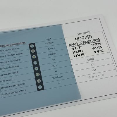 Customizable Car Window Solar Film VLT70% High Precision For Longterm Use