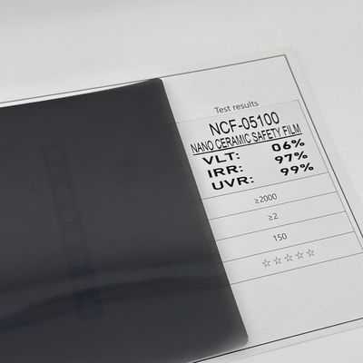 Nano Ceramic Safety Film Car Insulation Film with 7 Year Warranty 3mil Thickness and 16% VLT