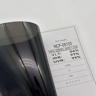 3mil Thickness Nano Ceramic Safety Film with 16% VLT and 7 Year Warranty for Car Window Solar Film