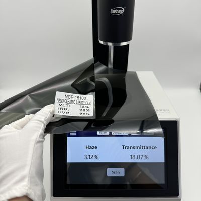 Nano Ceramic Safety Film with 16% VLT 98% IRR and 99% UVR for Car Window Solar Protection
