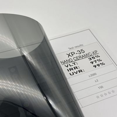 7 Years Warranty 2mil Thickness 35% VLT Nano Ceramic Film for High Privacy Car Windscreen Tint