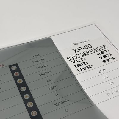 No Haze No Fogging No Anti-White Nano Ceramic Film for Car Window Solar Protection