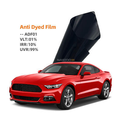 Sand Proof ADF01 Car Window Solar Film 99.9%UVR UV Resistant 1%VLT Privacy 1PLY