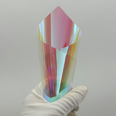 Colorful Red VLT15% Building Window Film Chameleon Decoration Heat Protection