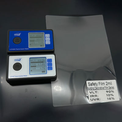 2mil Shatter Proof Safety Window Film Transparent 10 Year Warranty