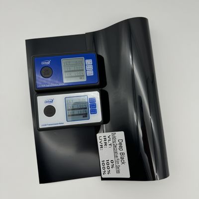 Deep Black Office Building Window Tinting UV Rejection Skin Care Building Film