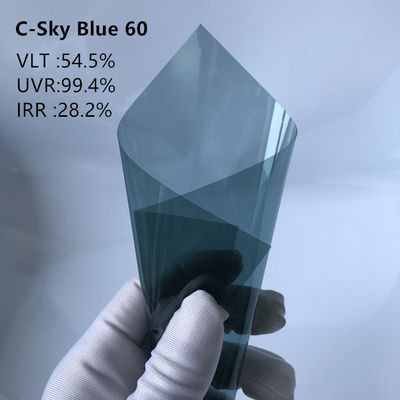 Easy To Maintain Sky Blue Infrared Proof Carbon Film Tint for Car Window Protection