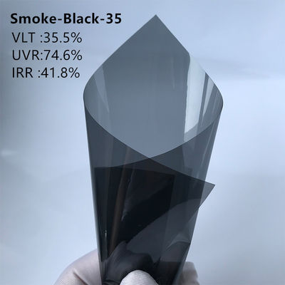 Shatter Resistant Car Window Privacy Film Smoke Black Rainproof Long Lasting