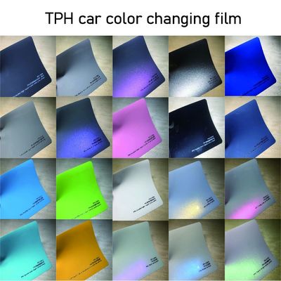 Customizable Color Wrap Film Crystal Miami Blue PET Vinyl Wrap Recyclable Anti UV