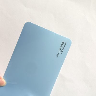 Color Wrap PET Film Anti Scratch Electric Light TifanyBlue Self Healing Wrap Dry Apply