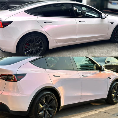 TPU Lambency Rose Violet Color Film Paint Protection Water Resistant Color Wrap Film