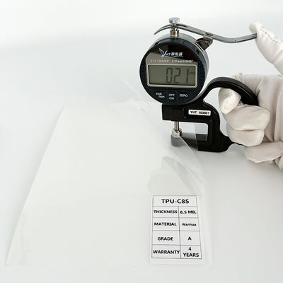 Yellowing Resistant Protective Film For Car Hydrophobic TPU-C85 Customizable