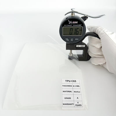 Anti Scratch 6.5MIL TPU Gloss Paint Protection Film Self Healing Without Heat