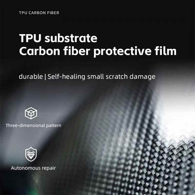 5D Carbon Fiber Car Film BLACK High Gloss Self Adhesive High Brightness