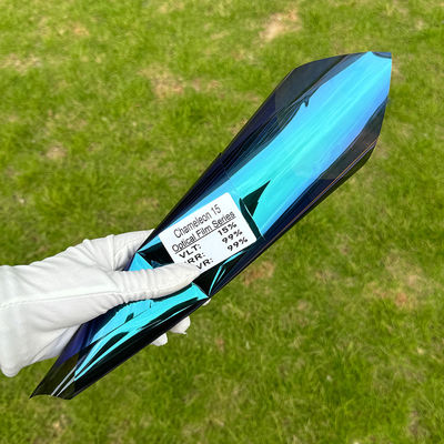 15% VLT Violet Blue Green High Clarity Chameleon Window Film for Car Glass UV and IR Rejection
