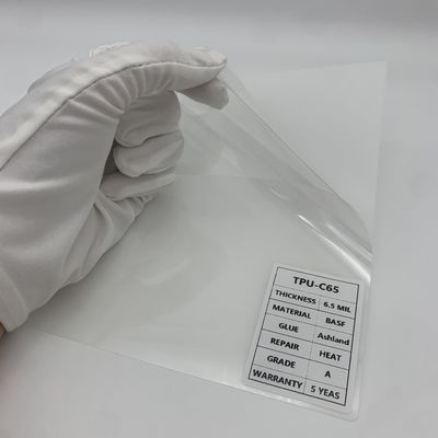 Lightweight TPU PPF Film Self Adhesive Car Tint Films Hydrophobic TPU-C65