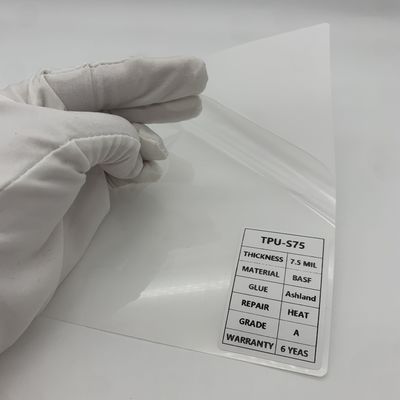 Flexible TPU PPF Film 7.5mil Anti Corrosion Car Window Transparent  TPU-S75