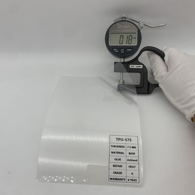 Flexible TPU PPF Film 7.5mil Anti Corrosion Car Window Transparent  TPU-S75