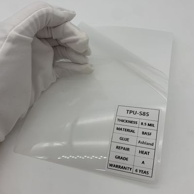 UV Proof TPU PPF Film 8.5mil High Accuracy Transparent Car Film Decoration S85