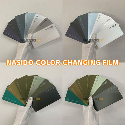 NASIDO Blue-Green TPU Color Wrap Film High Stretchability Free A4 Size