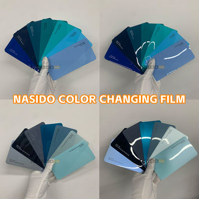 Brightness TPU Light Blue Color Car Paint Protection Film  Heat Insulation