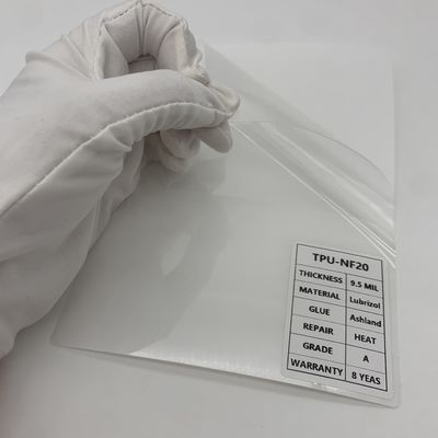 Weather Resistance TPU PPF Film 9.5mil Auto Paint Protection Film High Brightness