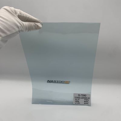 G-7590 Nano Ceramic Film Car Window Protection Anti-uv Light Blue Heat Rejection