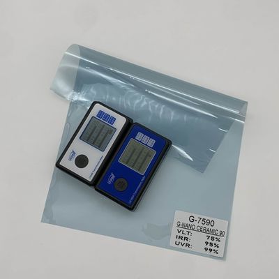 G-7590 Nano Ceramic Film Car Window Protection Anti-uv Light Blue Heat Rejection