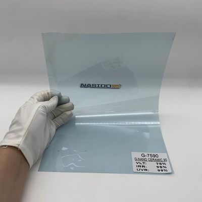 G-7590 Nano Ceramic Film Car Window Protection Anti-uv Light Blue Heat Rejection