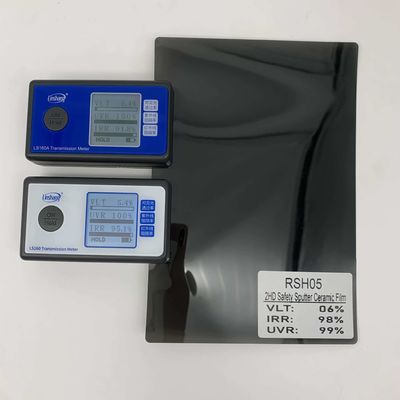 4MIL Nano Ceramic Film 6% VLT 99% UVR IRR Black