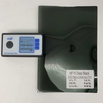 High Performance Nano Ceramic Film with PET80%+Glue Imported20% 17% VLT and 97% IRR for Car Window Solar Protection