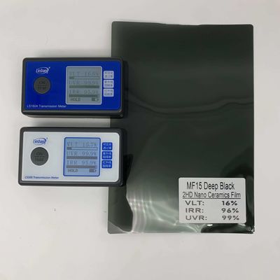 High Performance Nano Ceramic Film with PET80%+Glue Imported20% 17% VLT and 97% IRR for Car Window Solar Protection