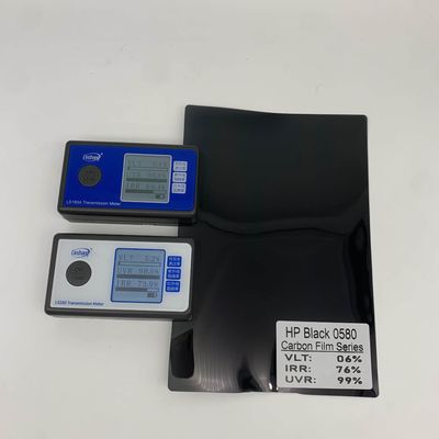 Car Window Tint Film with 4.6% VLT 75.3% IRR and 99.6% UVR Protection HP Black 0580