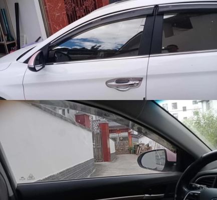 NASIDO MS20 Bright Black Metallic Film Car Window Tint 90%IRR UV Blocking