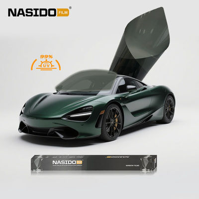 High Performance Nano Ceramic Film with PET80%+Glue Imported20% 17% VLT and 97% IRR for Car Window Solar Protection