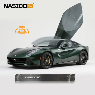 Light Black Nano Ceramic Car Window Film with 2mil Thickness 48.3% VLT and 93.1% IRR