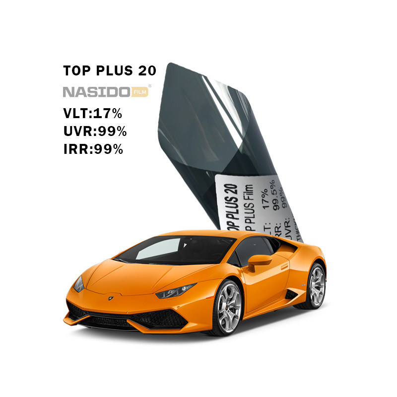 TOP PLUS 20 Infrared Proof Nano Ceramic Film UV Rejection Anti Scratch
